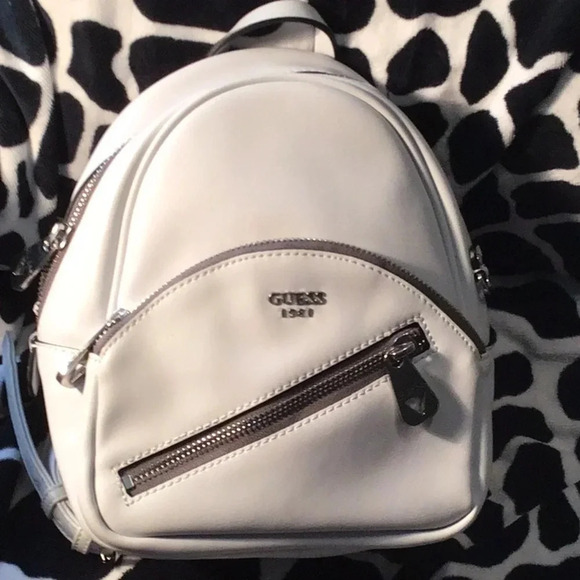 NWOT Guess 1981 White Backpack main image 4